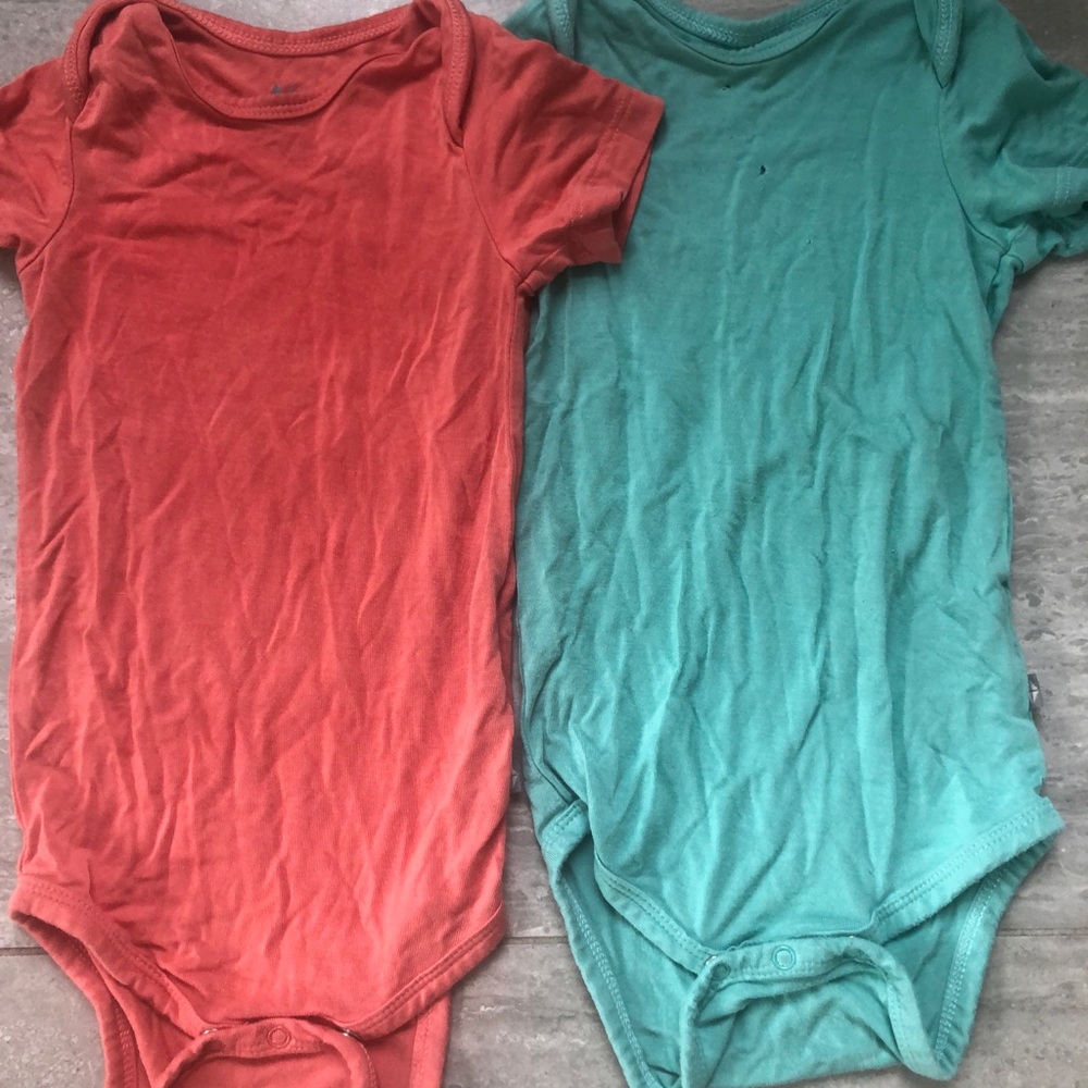 Two Kyte Baby Bodysuits 6-12 Months